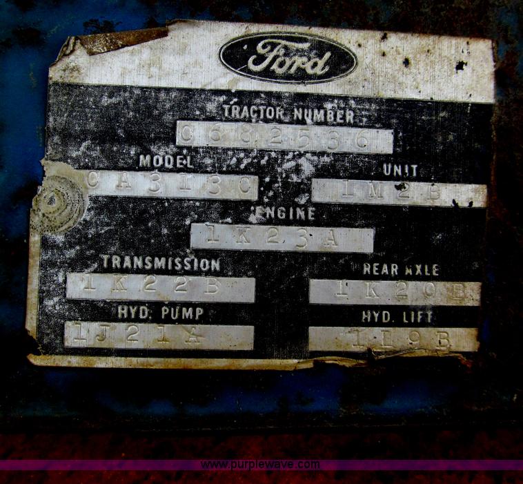 image for item E5512 1981 Ford 3610 tractor