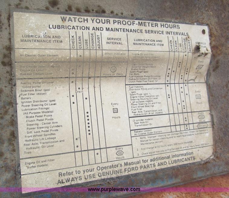 image for item E5512 1981 Ford 3610 tractor