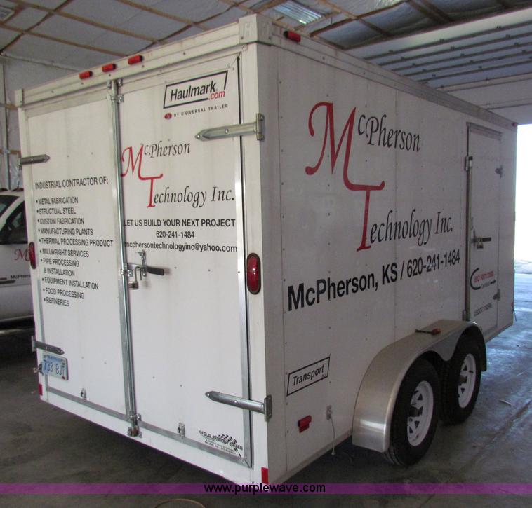 image for item E8036 2009 Haulmark 14' enclosed trailer