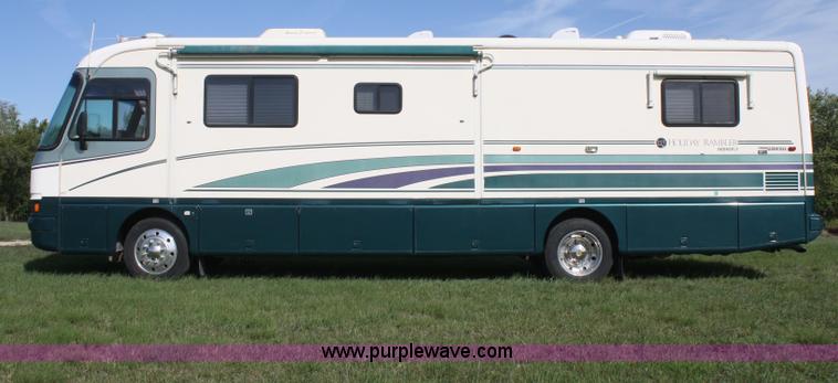 image for item F2588 1997 Freightliner Holiday Rambler Endeavor LE pusher motorhome RV