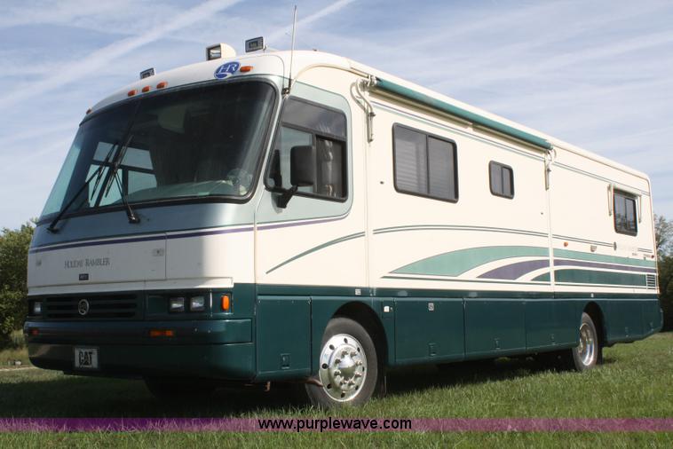 image for item F2588 1997 Freightliner Holiday Rambler Endeavor LE pusher motorhome RV