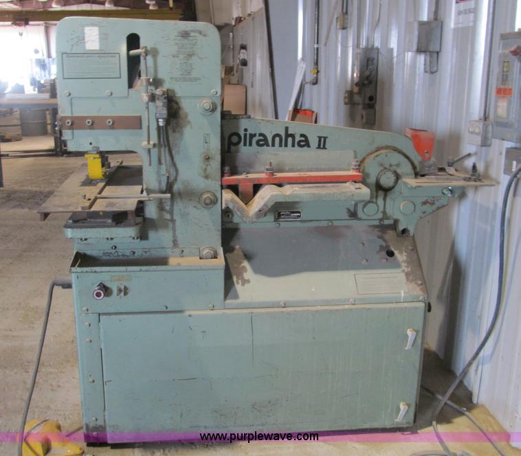 image for item F3046 Piranna P1135 Iron Worker metal shear and punch press