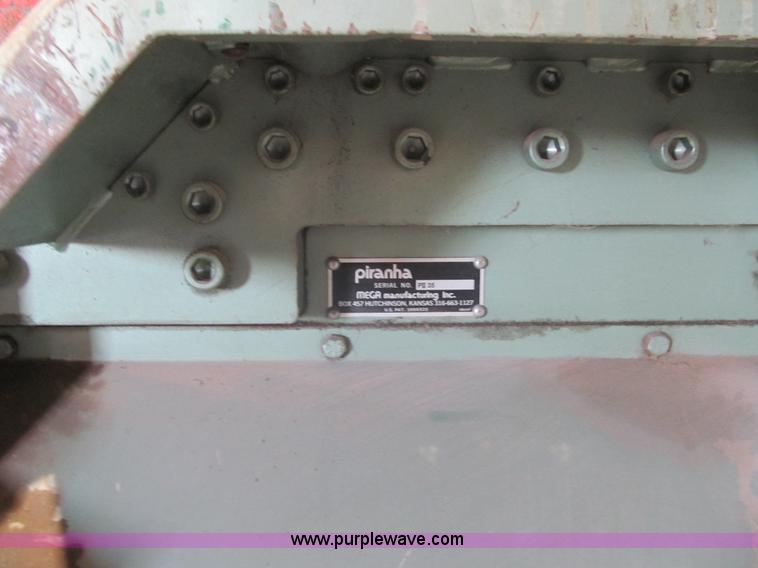 image for item F3046 Piranna P1135 Iron Worker metal shear and punch press