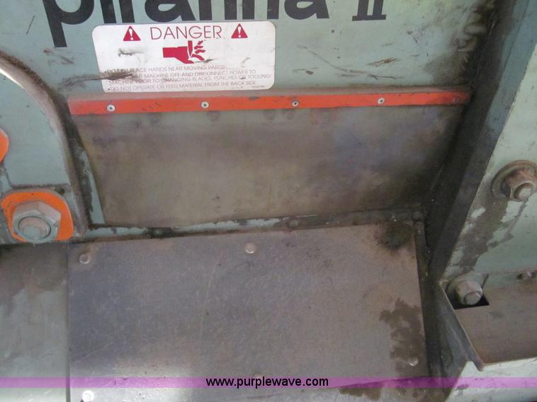 image for item F3046 Piranna P1135 Iron Worker metal shear and punch press