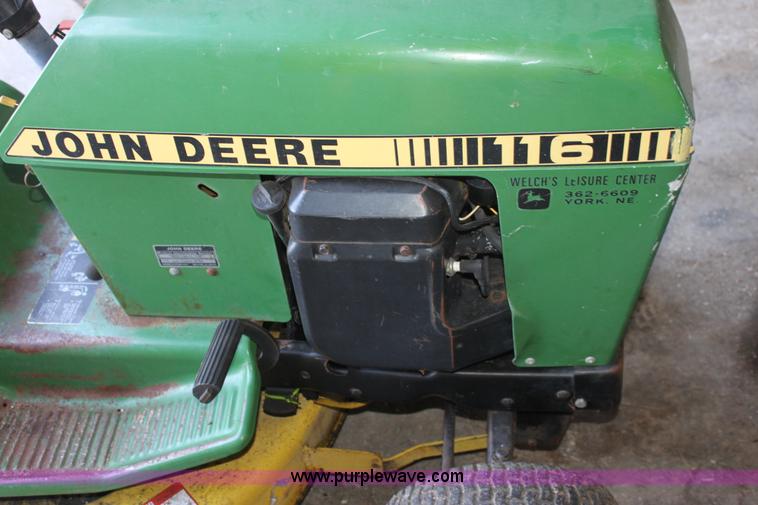 image for item G4947 John Deere 116 lawn mower
