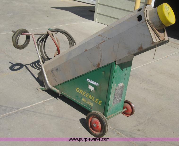 Greenlee 850 propane fired PVC pipe bender in Wichita, KS Item L9999