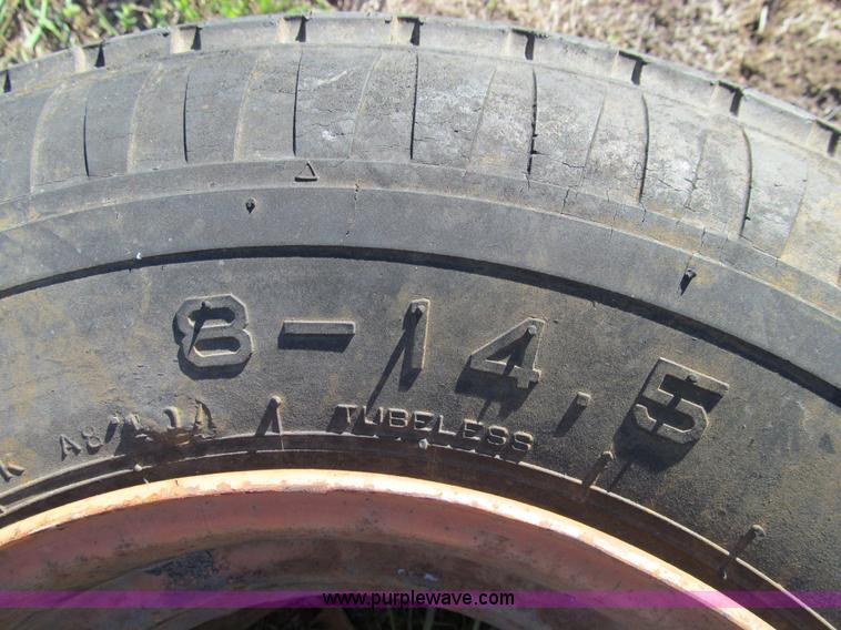 image for item O9001 (4) 8-14.5 tires and rims