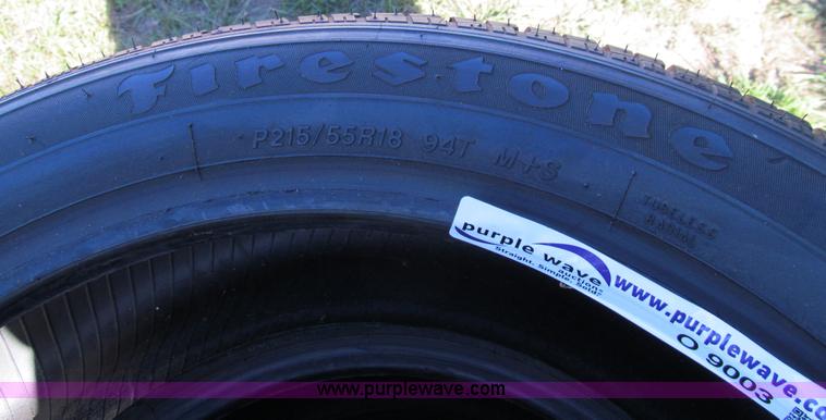 image for item O9003 (4) Firestone Firehawk GTA tires