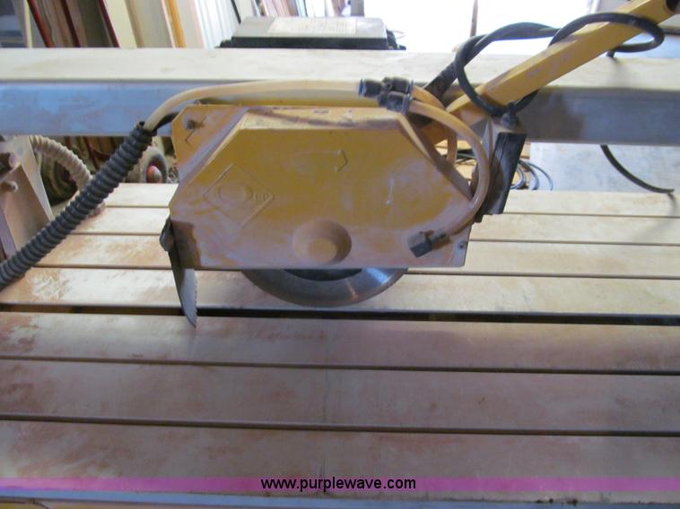 image for item O9005 2002 Bridge electric tile saw