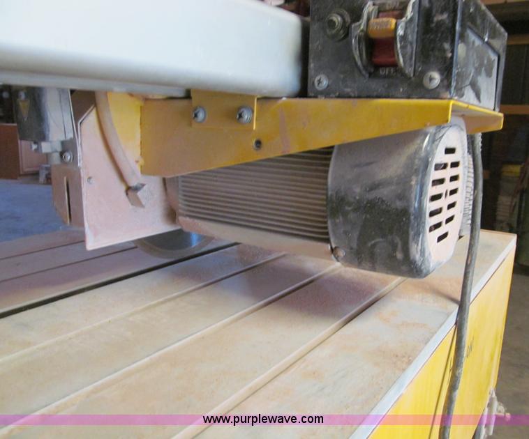 image for item O9005 2002 Bridge electric tile saw