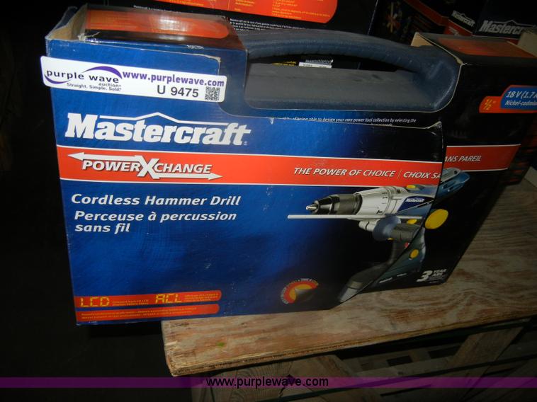 image for item U9475 Mastercraft cordless tools