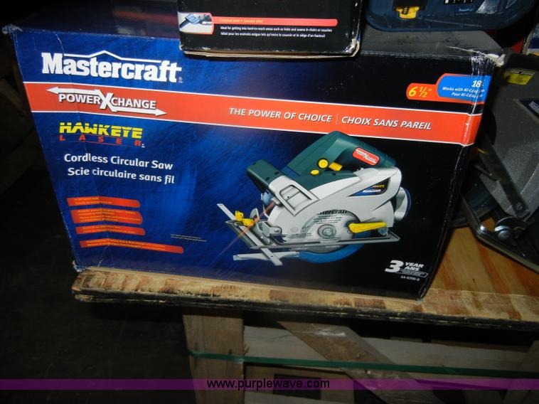 image for item U9475 Mastercraft cordless tools