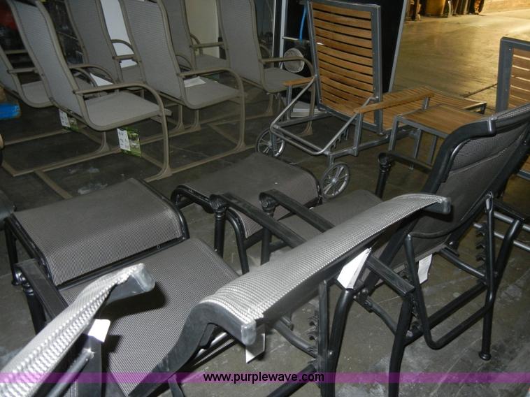 (9) piece outdoor patio furniture in Spring Hill, KS Item U9478 sold Purple Wave