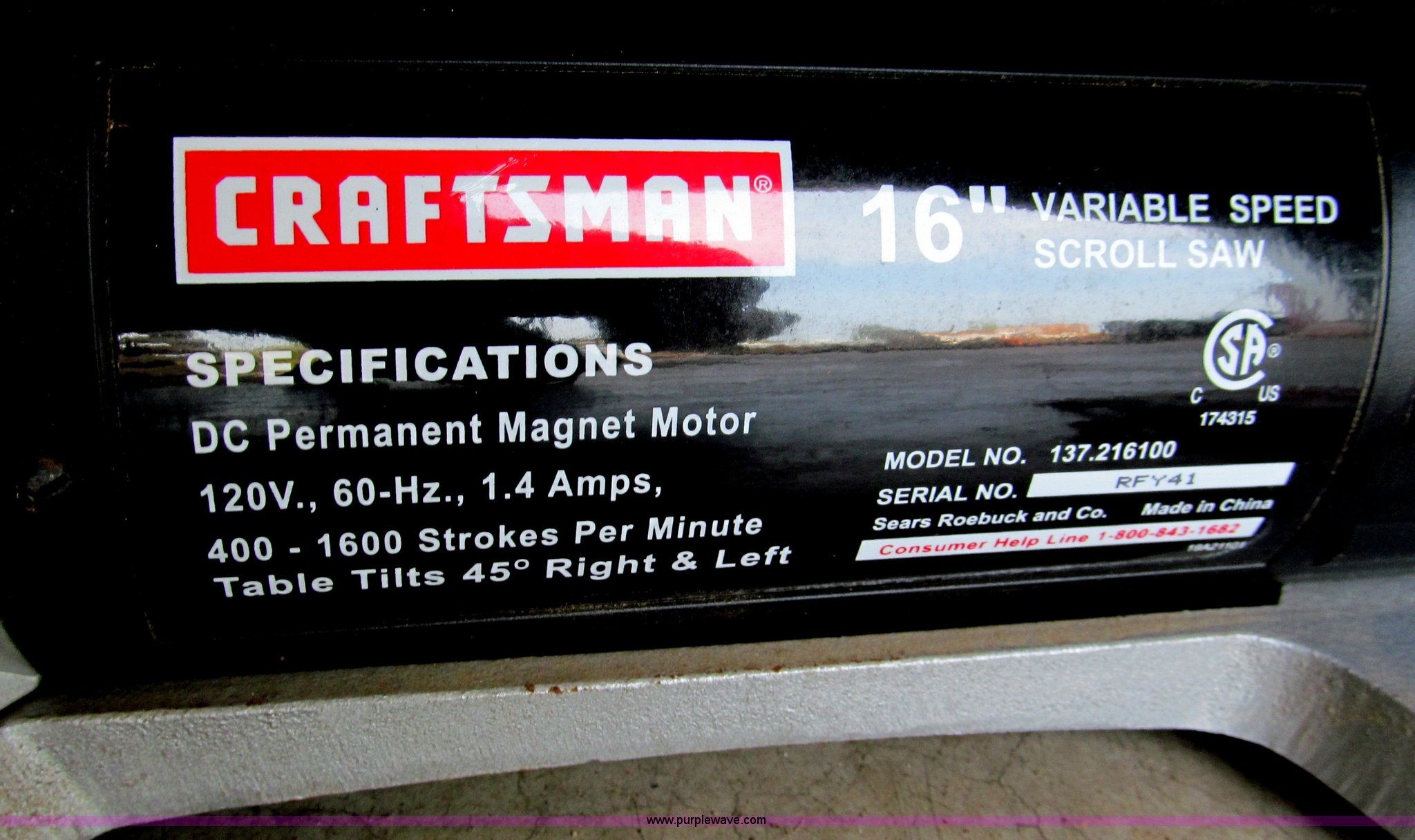 Craftsman 16\