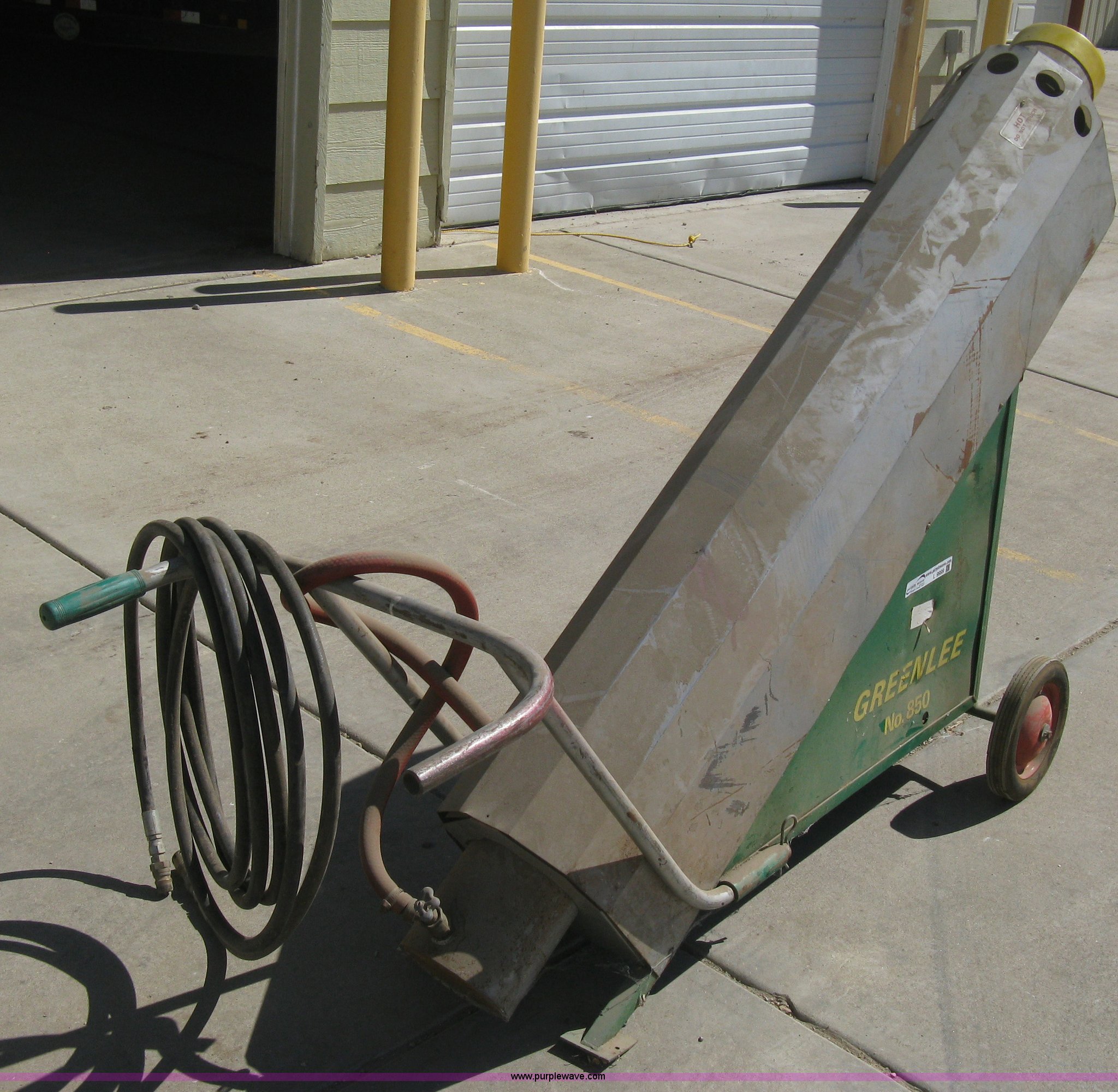 Greenlee 850 propane fired PVC pipe bender in Wichita, KS Item L9999