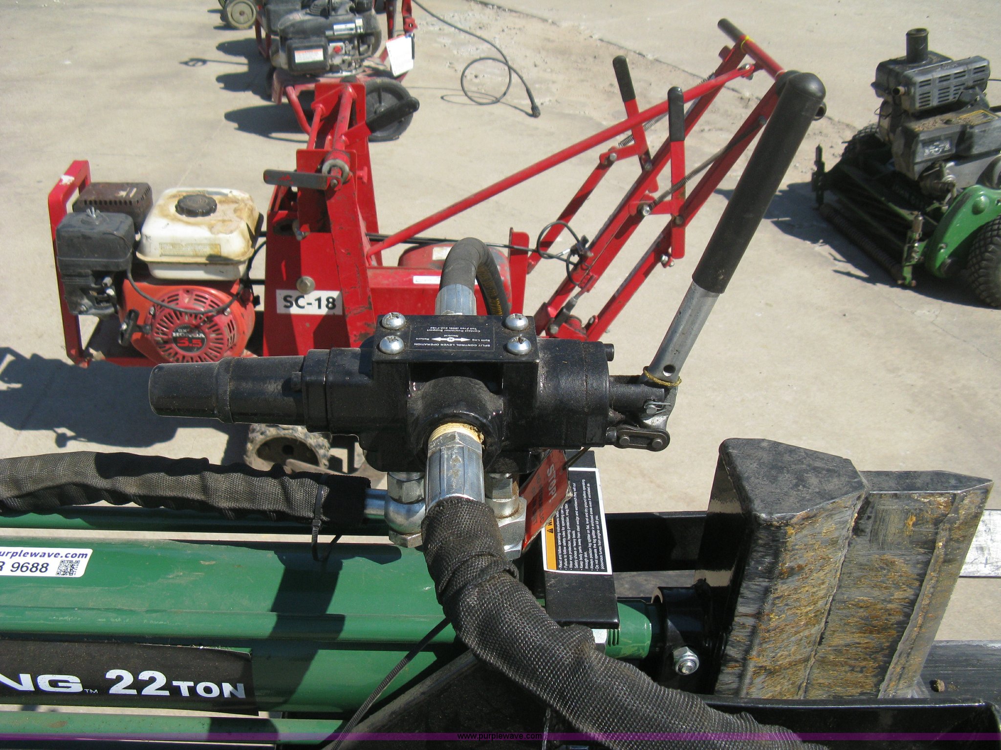 Forest king 22 ton gas log splitter manual