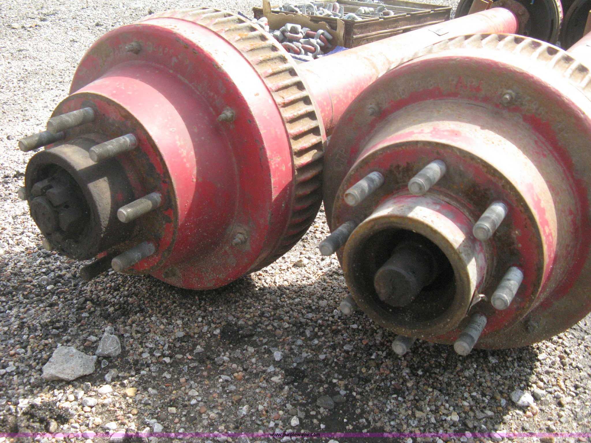 (2) 2007 Quality Trailer Prod TS10K trailer axles in Wichita, KS Item