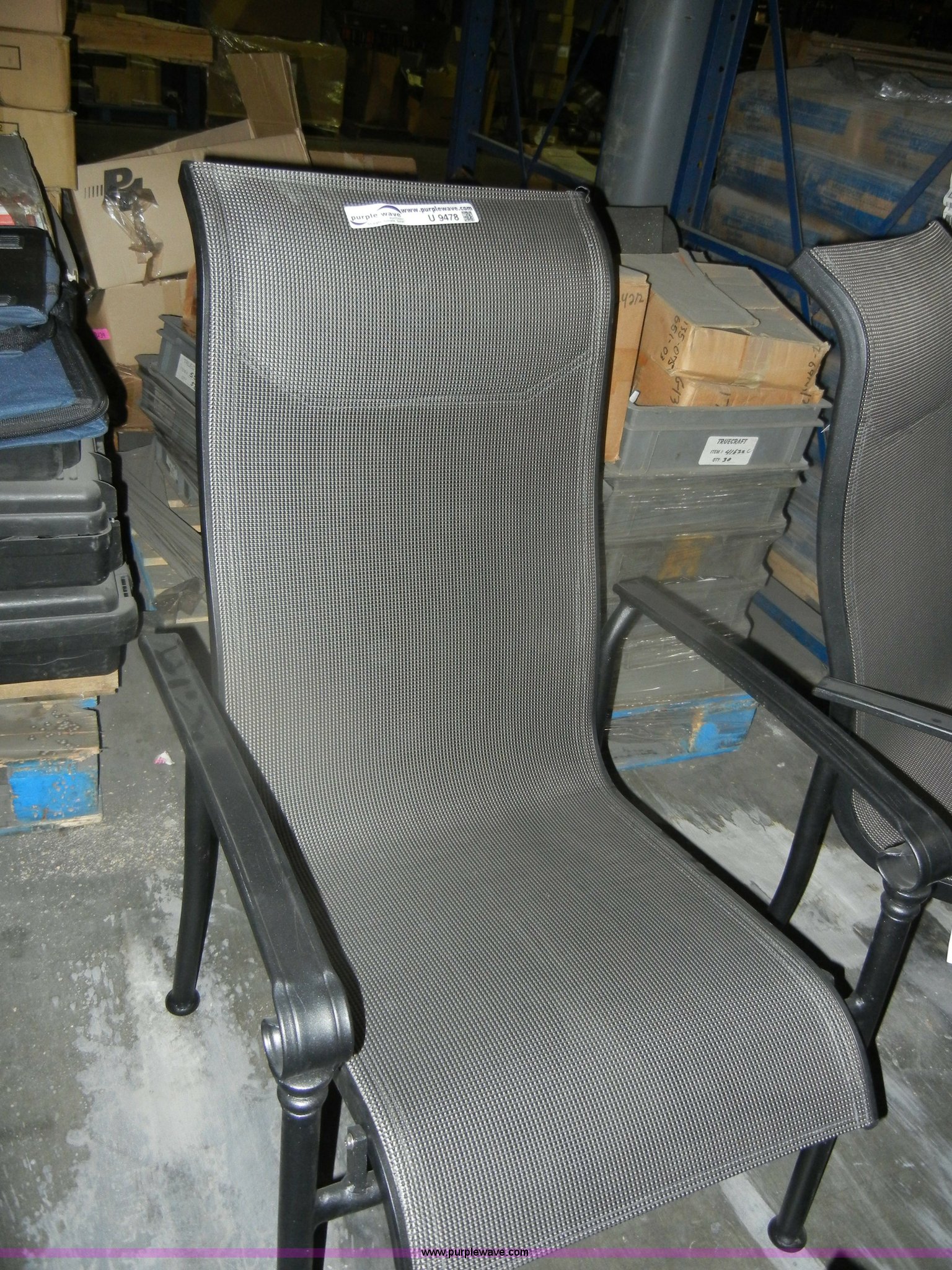 (9) piece outdoor patio furniture in Spring Hill, KS Item U9478 sold Purple Wave