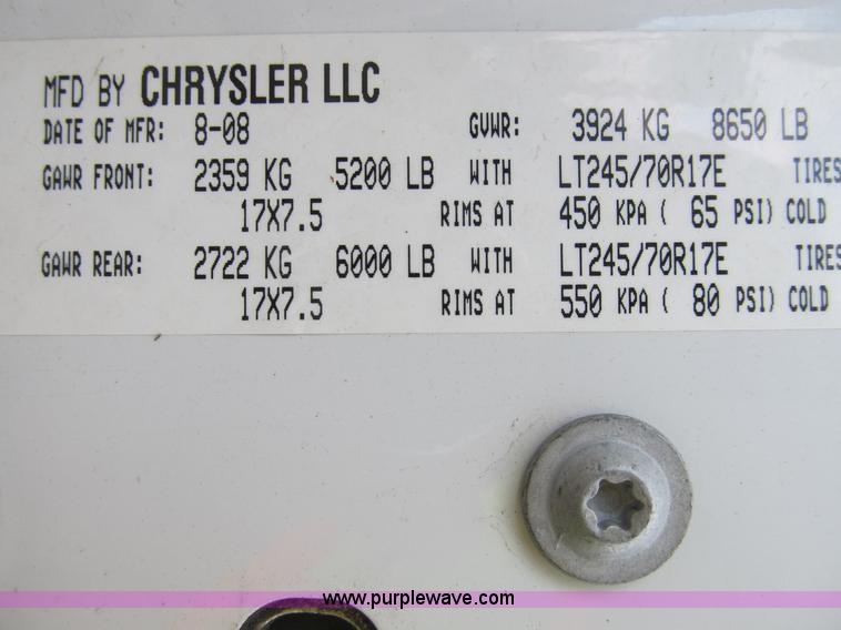 image for item B2882 2008 Dodge Ram 2500 HD Big Horn Edition pickup truck