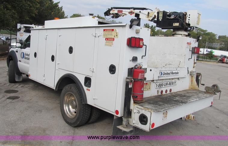 image for item B2908 2007 Ford F550 XL Super Duty service truck