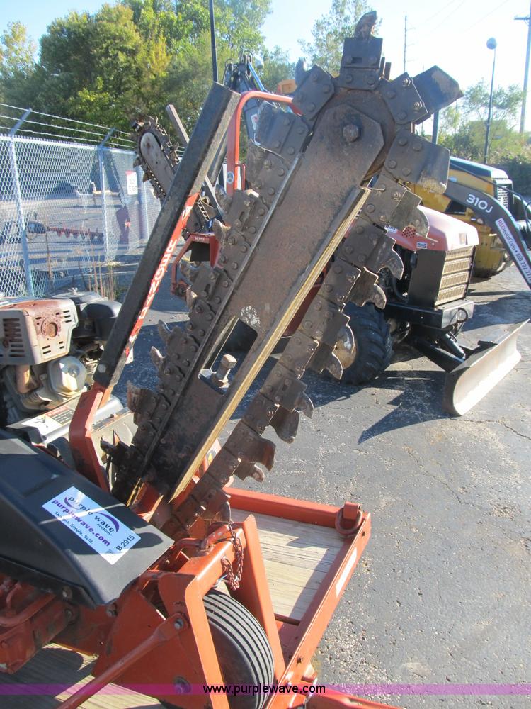 image for item B2915 2007 Ditch Witch 1330 walk behind trencher