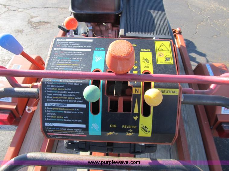 image for item B2915 2007 Ditch Witch 1330 walk behind trencher
