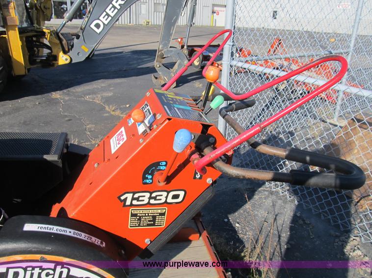 image for item B2915 2007 Ditch Witch 1330 walk behind trencher
