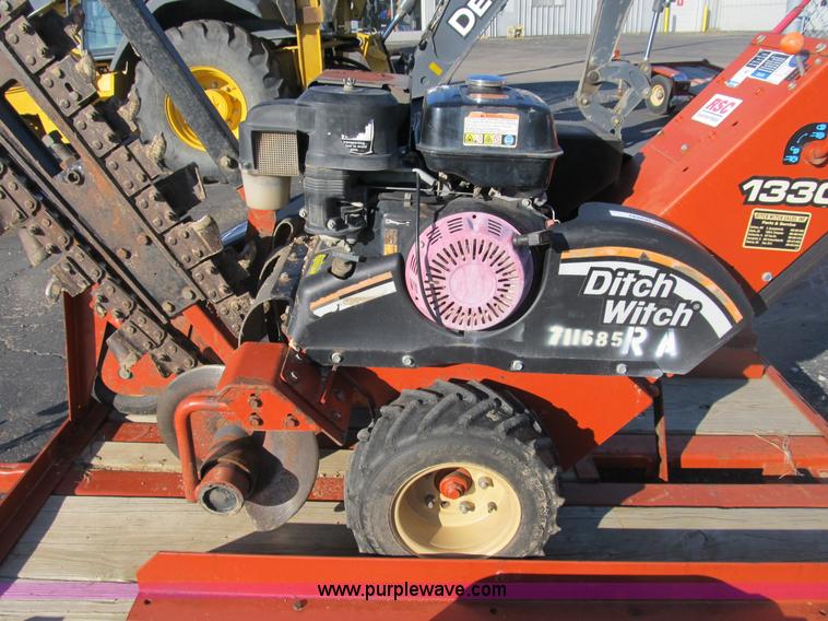 image for item B2915 2007 Ditch Witch 1330 walk behind trencher