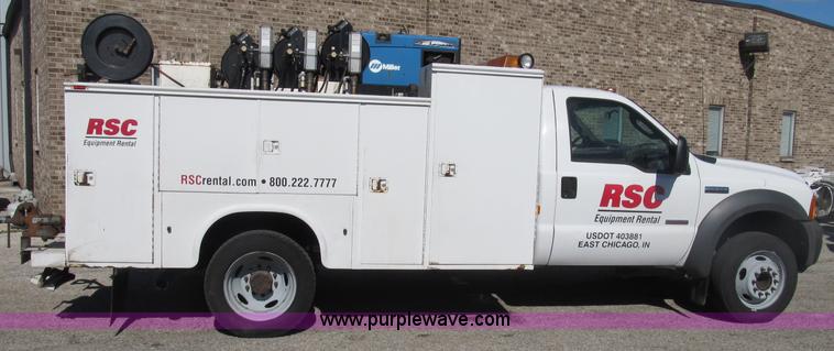 image for item B2921 2005 Ford F550 XL Super Duty service truck