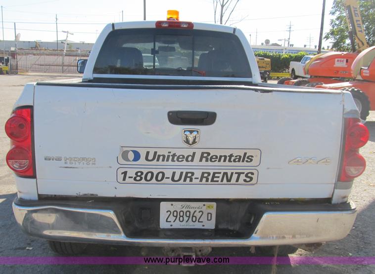 image for item B2926 2007 Dodge Ram 2500 HD Quad Cab pickup truck
