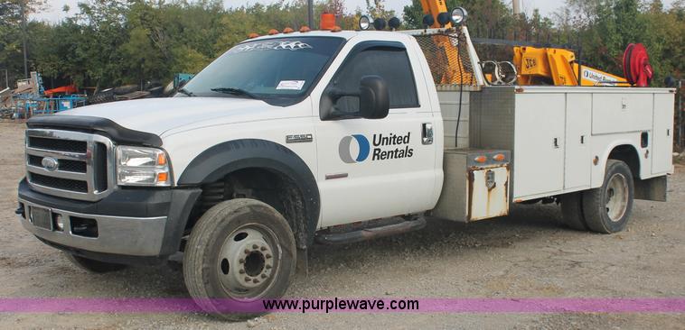 image for item C2908 2007 Ford F550 Super Duty service truck
