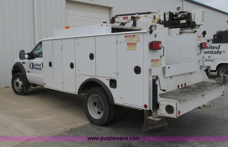 image for item F4608 2007 Ford F550 Super Duty service truck