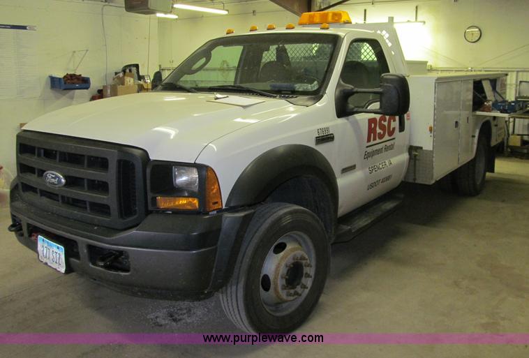 image for item F5534 2007 Ford F550 XL Super Duty service truck