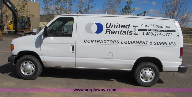 image for item F5539 2007 Ford Econoline E350 cargo van