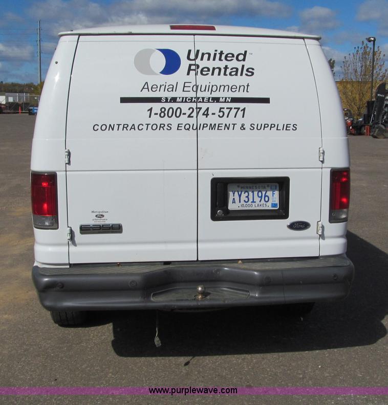 image for item F5539 2007 Ford Econoline E350 cargo van