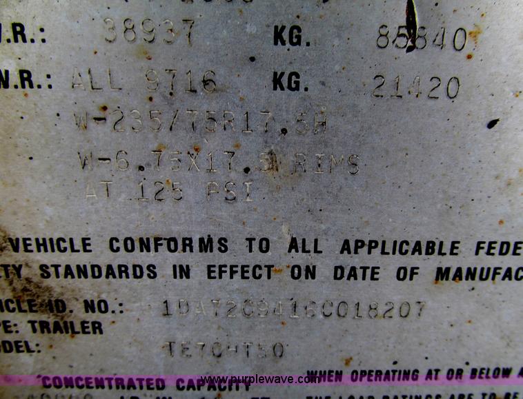 image for item F5540 2006 Trail-Eze TE70HT 48' trailer