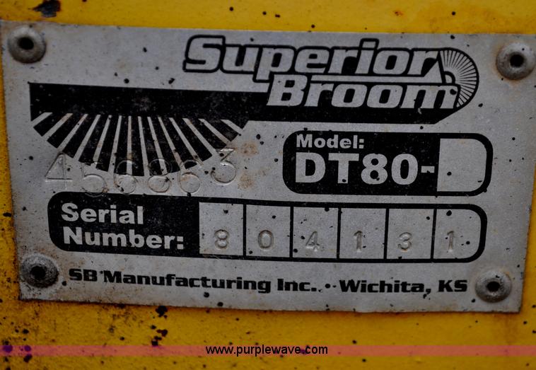 image for item C3020 2004 Superior DT80C broom