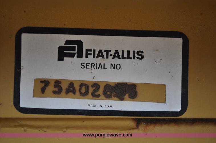 image for item C3022 Fiat-Allis 65B motor grader