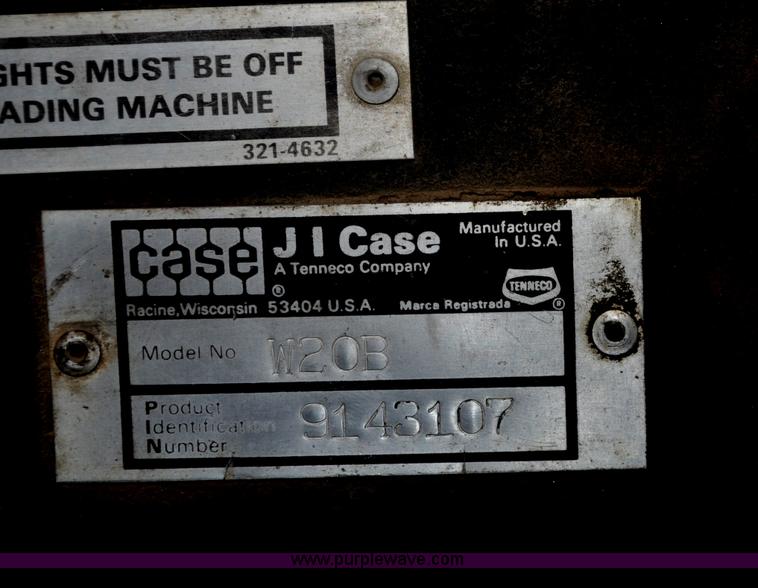 image for item C3031 Case W20B wheel loader