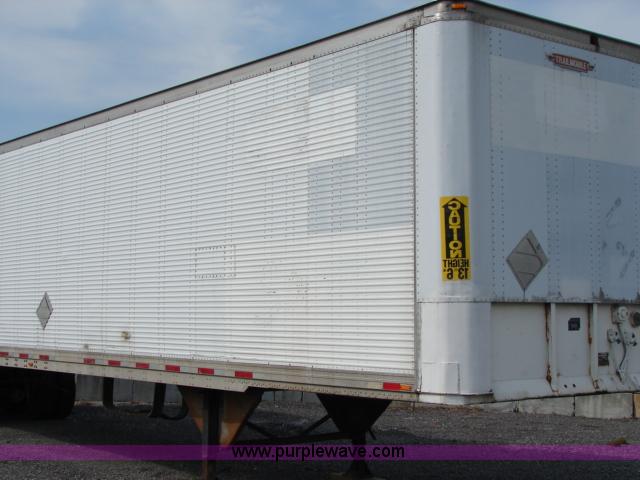 image for item B1498 1986 Trailmobile 48' storage semi trailer