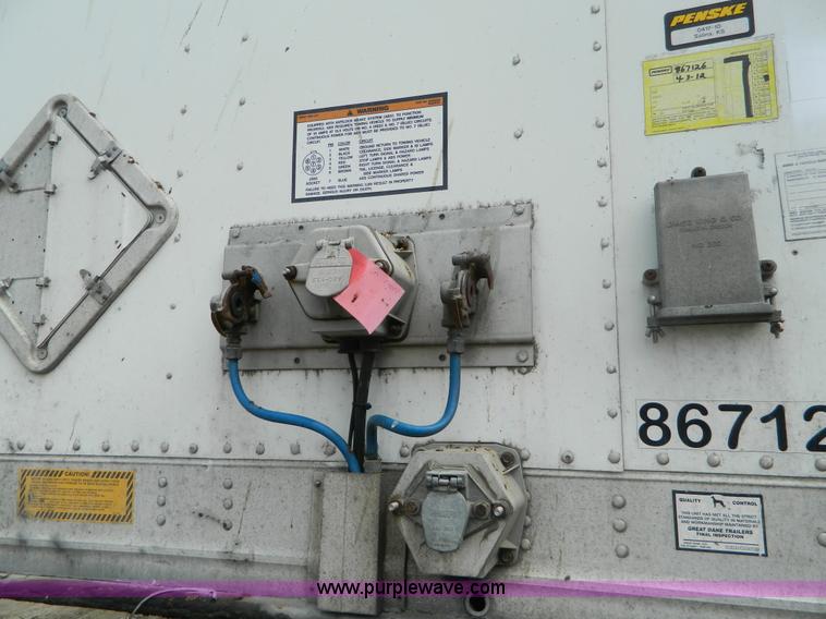 image for item B3907 2001 Great Dane dry van trailer