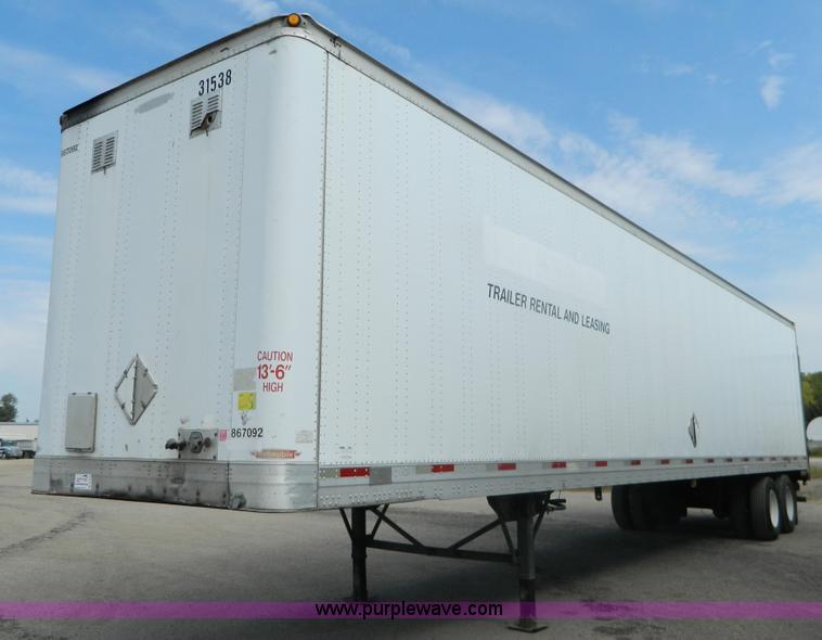image for item B3910 1999 Trailmobile dry van trailer