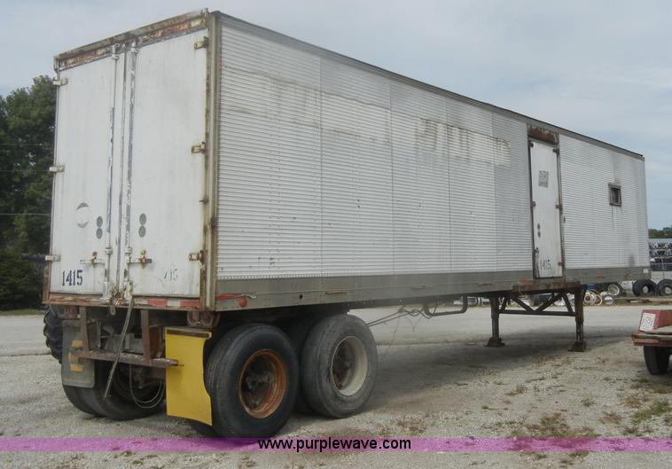 image for item D4491 1976 Fruehauf storage trailer