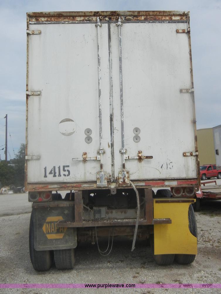 image for item D4491 1976 Fruehauf storage trailer