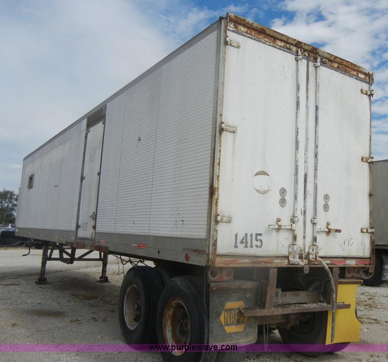 image for item D4491 1976 Fruehauf storage trailer
