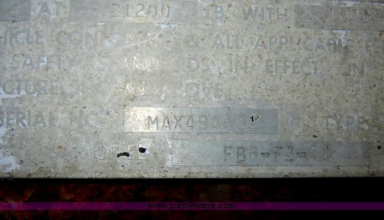 image for item D4491 1976 Fruehauf storage trailer