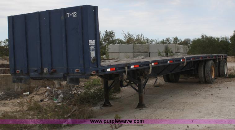 image for item F2637 1985 Dorsey 45' flatbed trailer