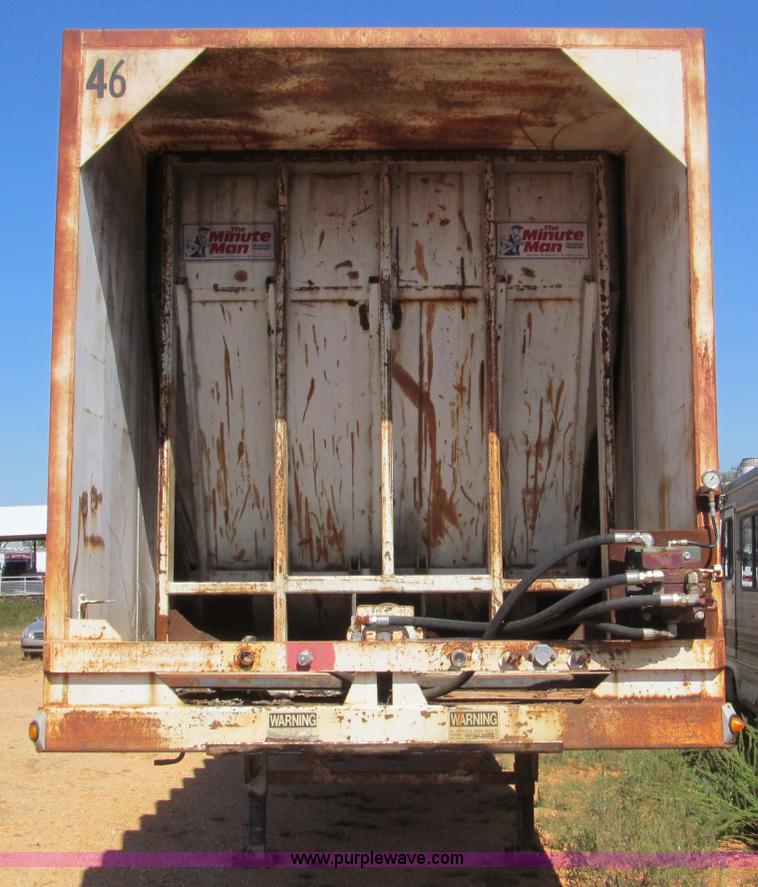 image for item F4606 1994 Gilbreath 40' Minute Man waste transfer trailer