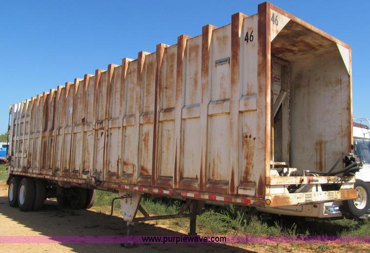 image for item F4606 1994 Gilbreath 40' Minute Man waste transfer trailer