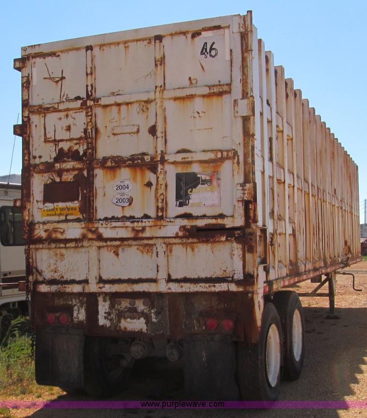 image for item F4606 1994 Gilbreath 40' Minute Man waste transfer trailer